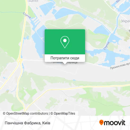 Карта Панчішна Фабрика