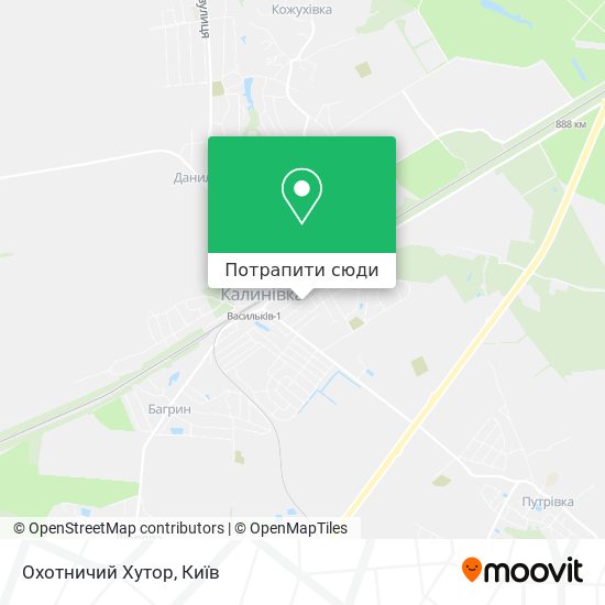 Карта Охотничий Хутор