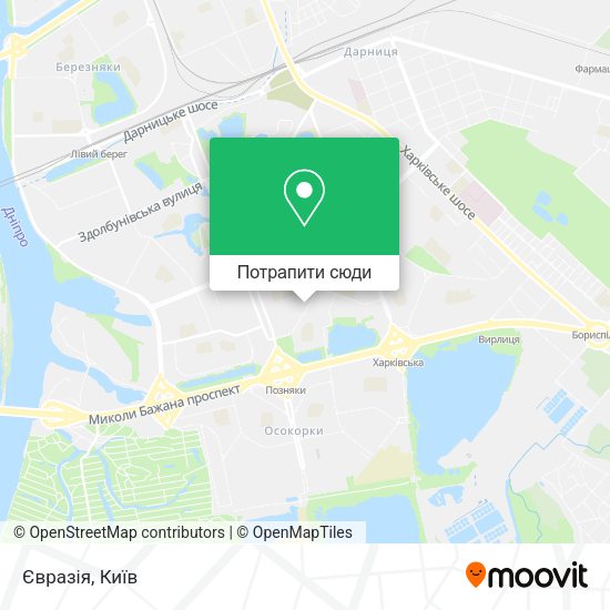 Карта Євразія