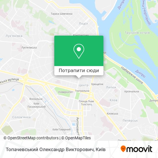 Карта Топачевський Олександр Викторович