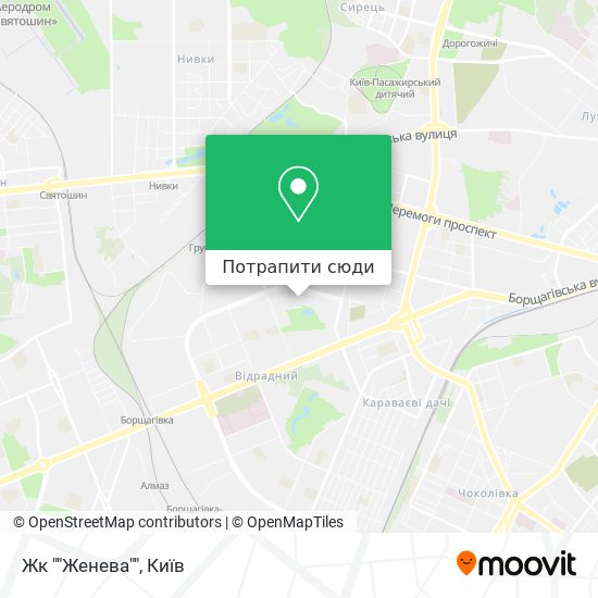 Карта Жк ""Женева""
