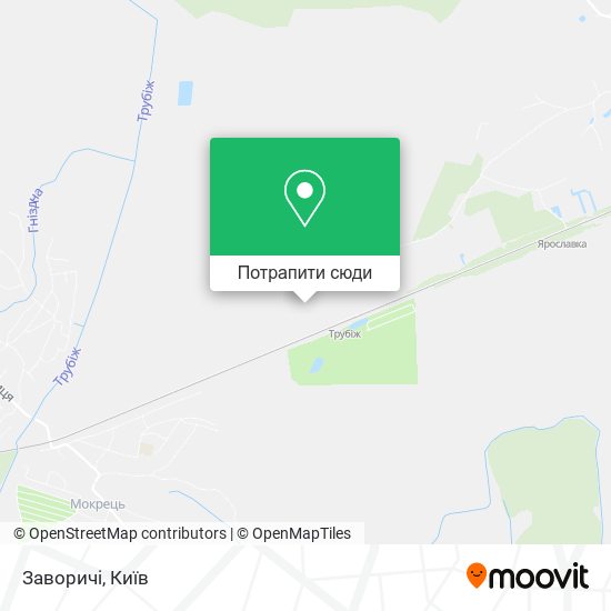Карта Заворичі