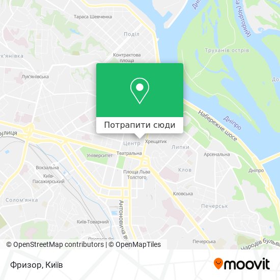 Карта Фризор