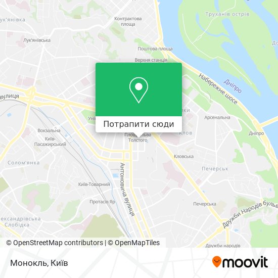 Карта Монокль