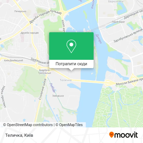 Карта Теличка