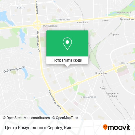 Карта Центр Комунального Сервісу