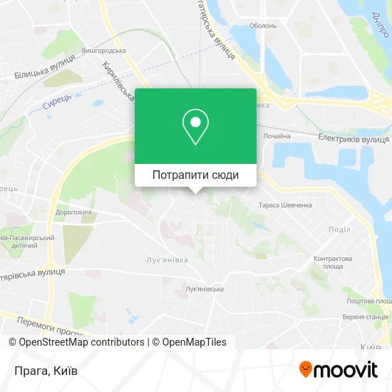 Карта Прага