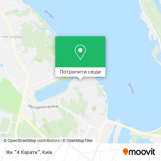 Карта Жк ""4 Карати""