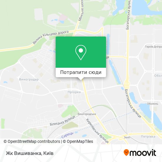 Карта Жк Вишиванка