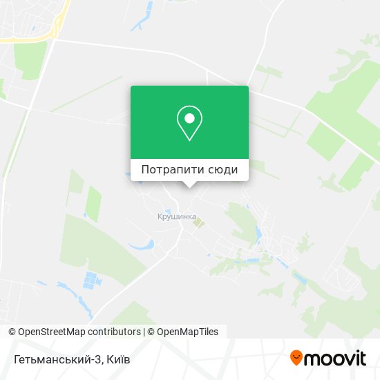 Карта Гетьманський-3