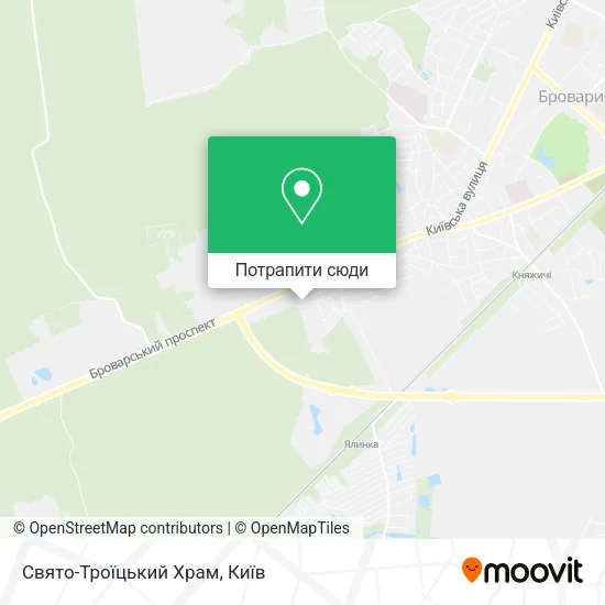Карта Свято-Троїцький Храм