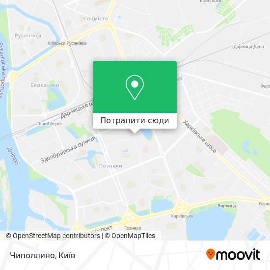 Карта Чиполлино