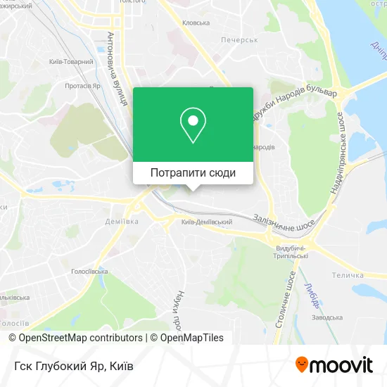 Карта Гск Глубокий Яр