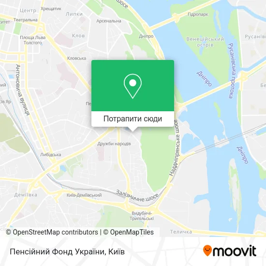 Карта Пенсійний Фонд України