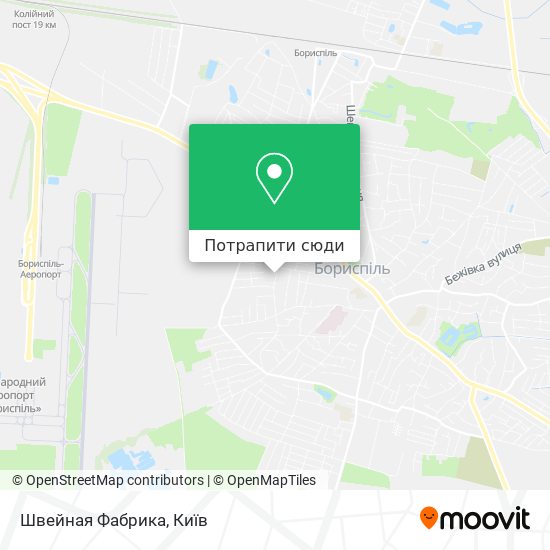 Карта Швейная Фабрика