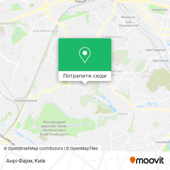 Карта Анрі-Фарм