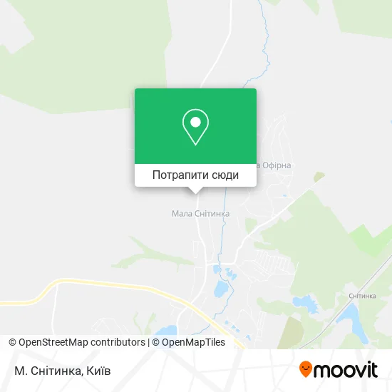 Карта М. Снітинка