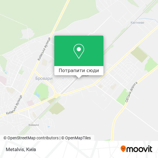 Карта Metalvis