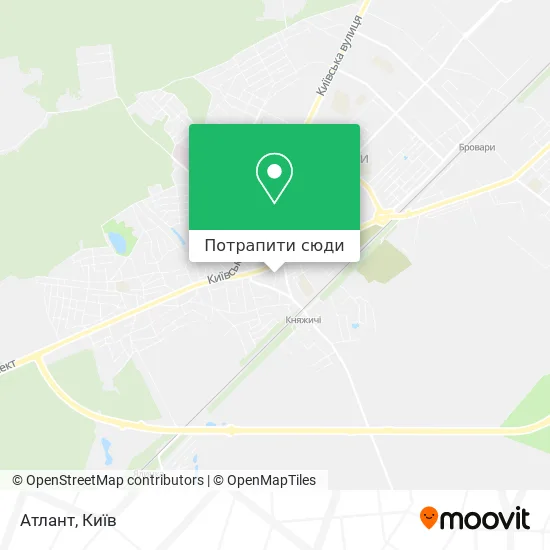 Карта Атлант