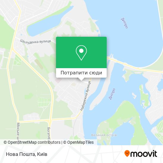 Карта Нова Пошта