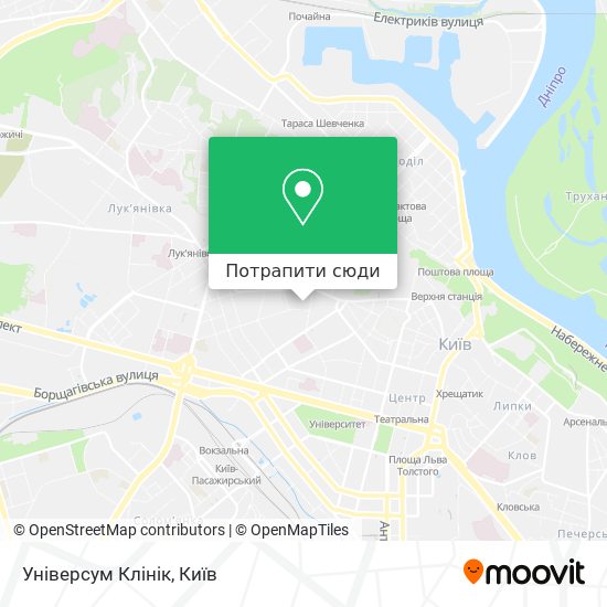 Карта Універсум Клінік