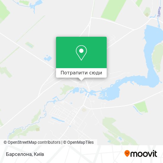 Карта Барселона