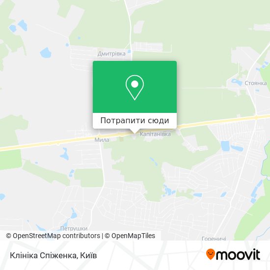 Карта Клініка Спіженка