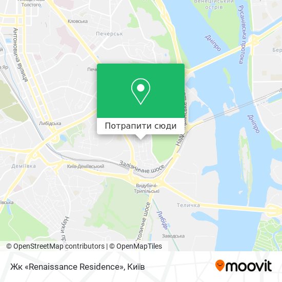 Карта Жк «Renaissance Residence»