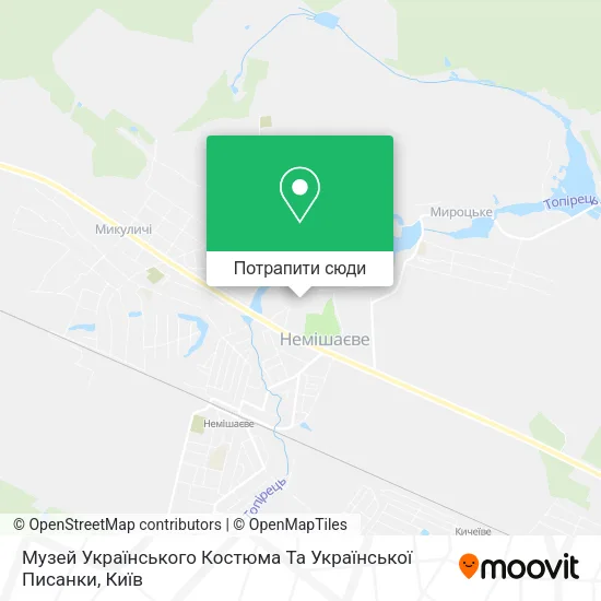 Карта Музей Українського Костюма Та Української Писанки