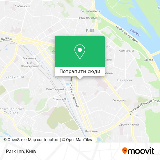 Карта Park Inn