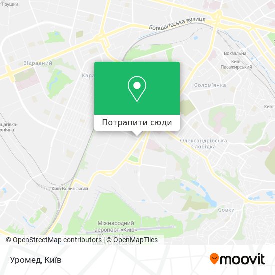 Карта Уромед