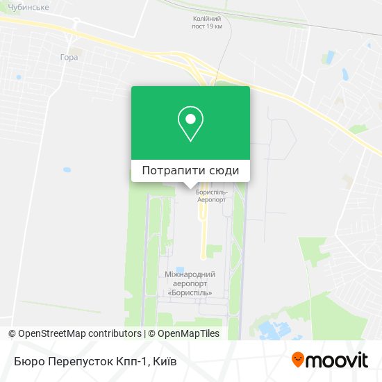 Карта Бюро Перепусток Кпп-1