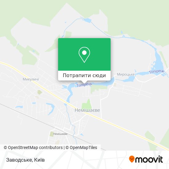 Карта Заводське