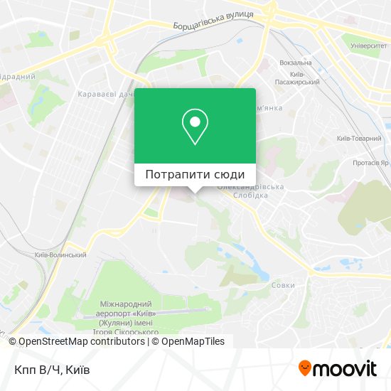 Карта Кпп В/Ч