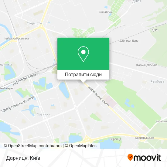 Карта Дарниця