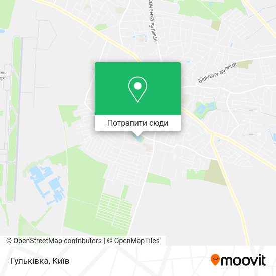 Карта Гульківка