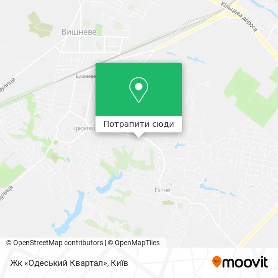Карта Жк «Одеський Квартал»