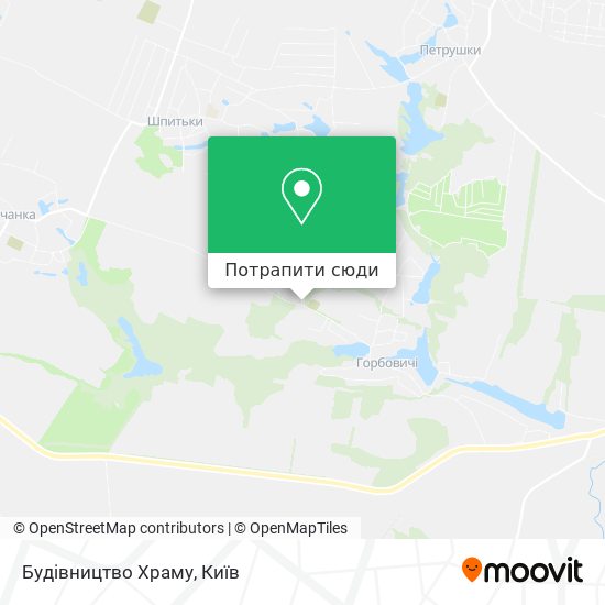 Карта Будівництво Храму
