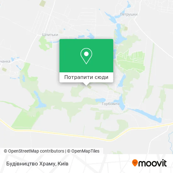Карта Будівництво Храму