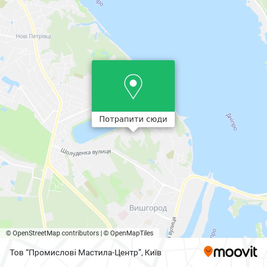 Карта Тов “Промислові Мастила-Центр”