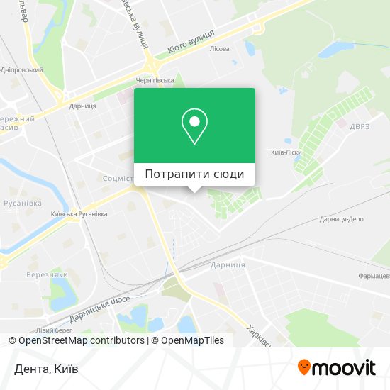 Карта Дента
