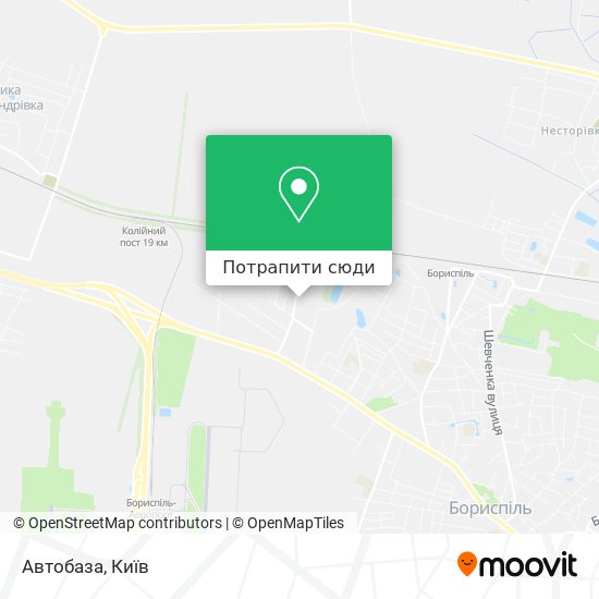 Карта Автобаза