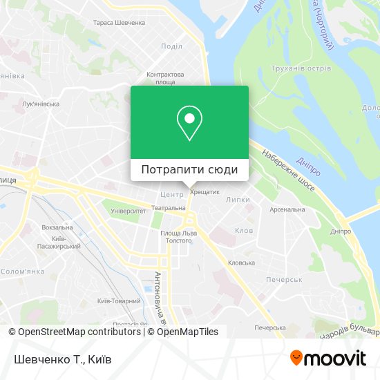 Карта Шевченко Т.
