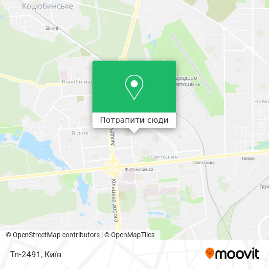 Карта Тп-2491