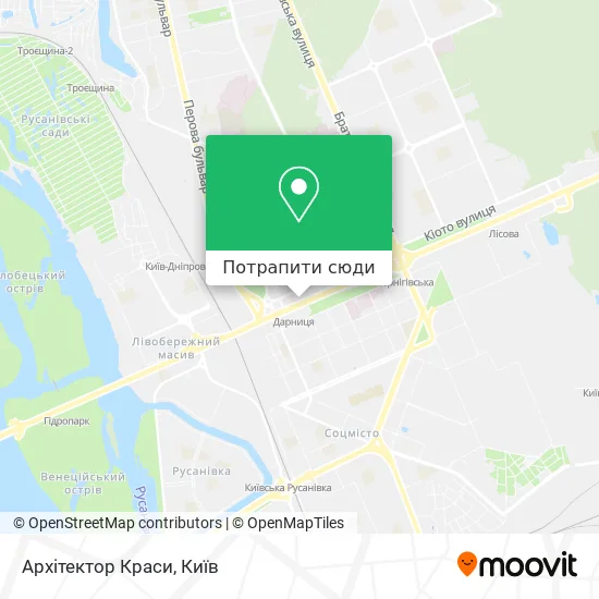 Карта Архітектор Краси
