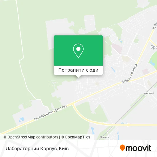 Карта Лабораторний Корпус
