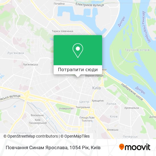 Карта Повчання Синам Ярослава, 1054 Рік