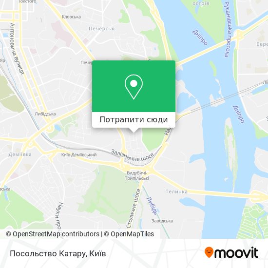 Карта Посольство Катару