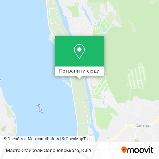 Карта Маєток Миколи Золочевського