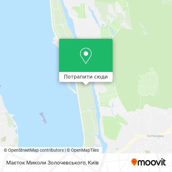 Карта Маєток Миколи Золочевського